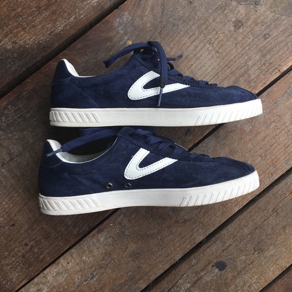 Tretorn Shoes - Tretorn Navy Sneakers